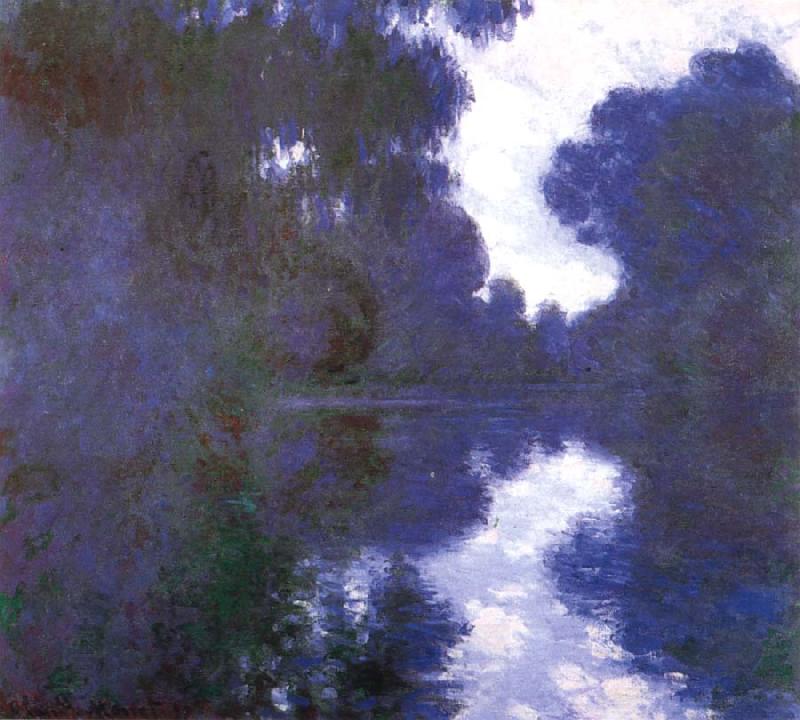 Claude Monet Morning on the Seine,Clear Weather China oil painting art